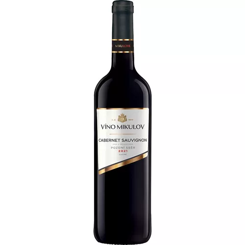 Víno Mikulov Exclusive Cabernet Sauvignon 2021 pozdní sběr